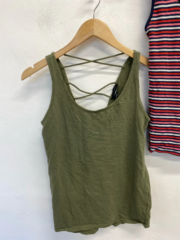 Fab duo of tank tops M&S & New Look summer wardobe classic #52 LD003