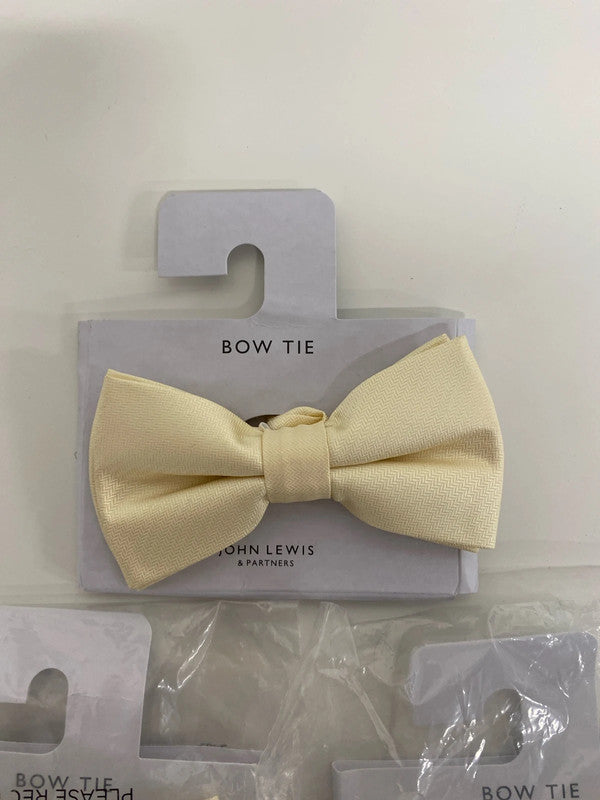 Wedding bow ties set cream John Lewis men’s boys #4 CR002