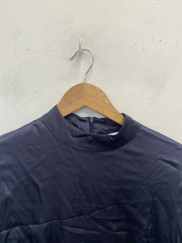 Lovely Yaya navy long sleeve top UK 10 SS002