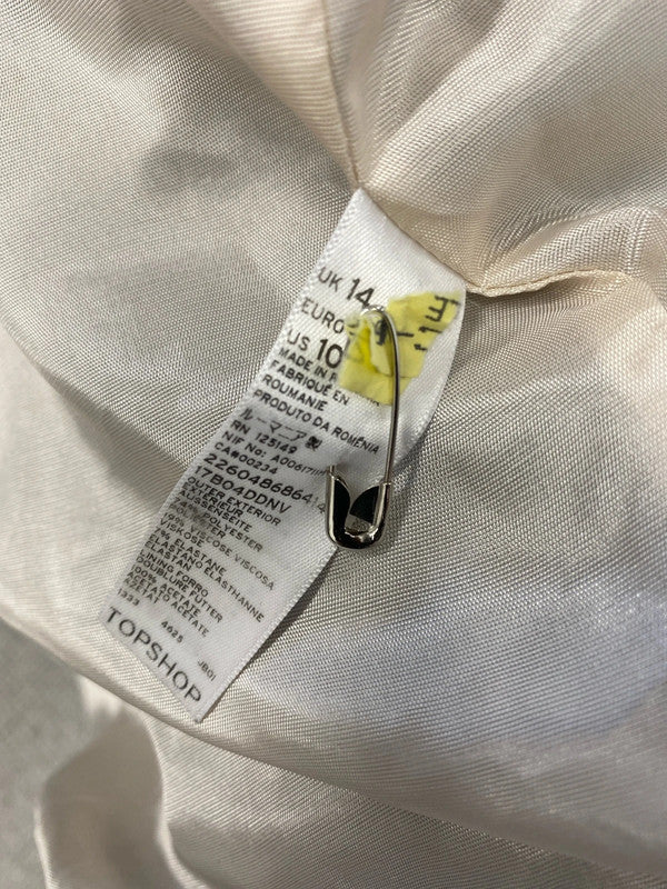 Lovely Topshop navy blazer formal UK 14 AO001