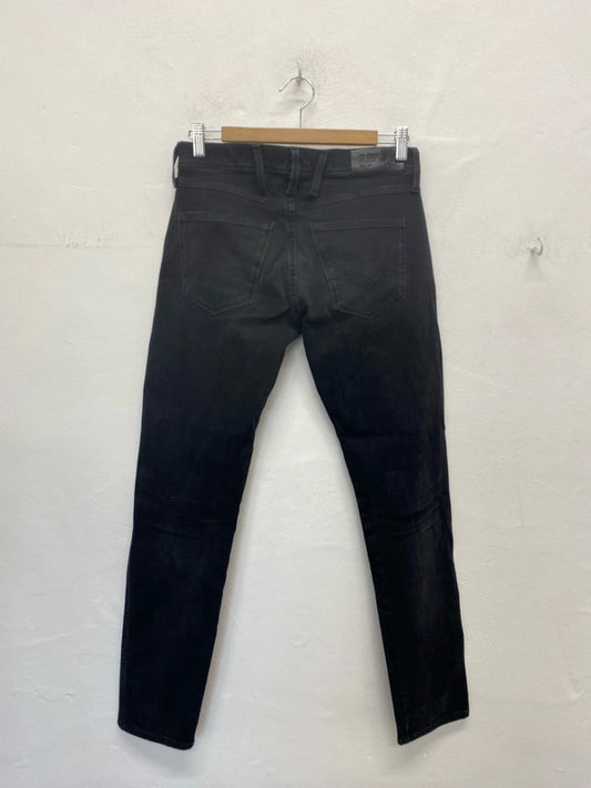 Replay Chic Black Hyperflex Anbass Jeans 30W 32L CN001