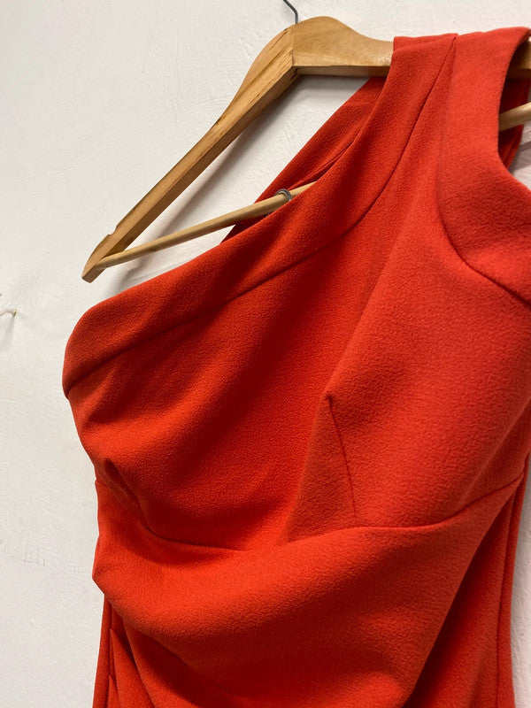 Fabulous Diva Catwalk coral occasion event dress UkS 6-8 SD002