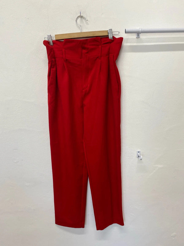Fabulous Red Paperbag red trousers from H&M GK002