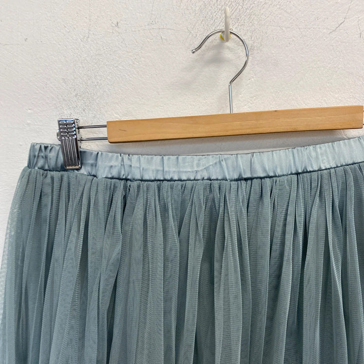 Fabulous Lace & Beads tulle party skirt petrol grey UkL JR001