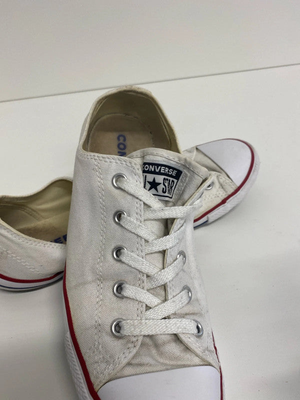 Fabulous Converse white flats UK6 classic pumps RF001