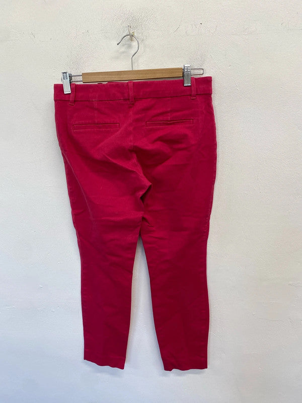 Lovely vibrant cropped gap chino trousers UK 6 AG005