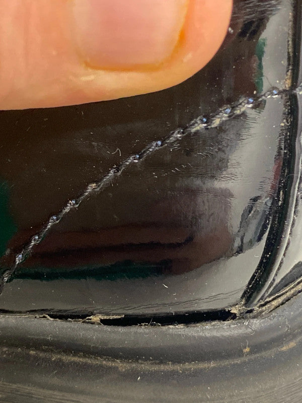 Classic Lelli Kelly patent lace up boots UK1 33 MA003