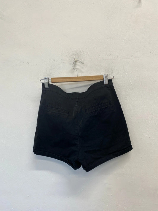 Lovely denim asos black shorts UK 10 JB001