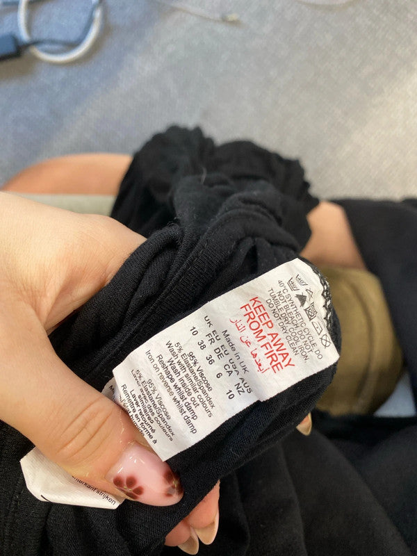 Lovely duo of boohoo jumpsuits black UK 8-10 LK009 #14