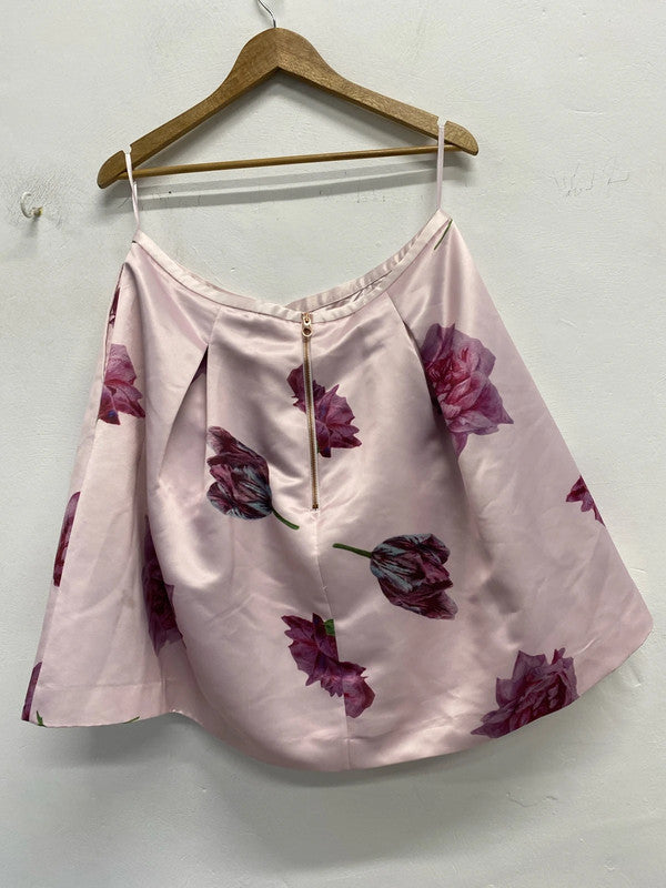 Fabulous Ted Baker Kobi Occasion pink skirt Uk16 JB005