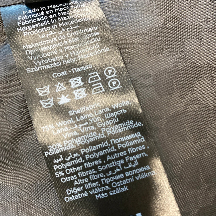 Fabulous Karl Lagerfeld Oatmeal biscuit overcoat Uk12 JR001