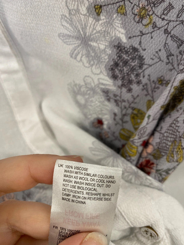 White Stuff Stylish Floral Boho Top UK 10 WLH01