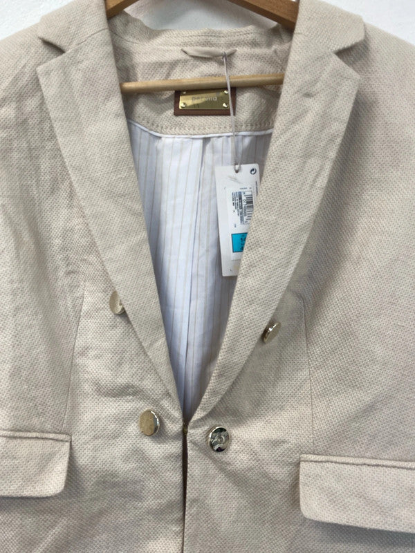 Fabulous New twill cream blazer dress Uk14 MW001