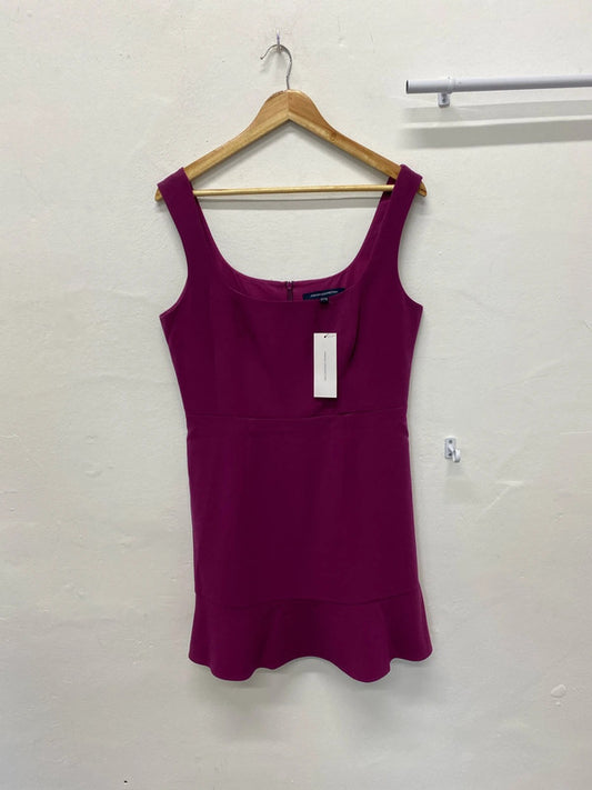 Fabulous plum purple Uk14 mini dress fun & flirty LB005