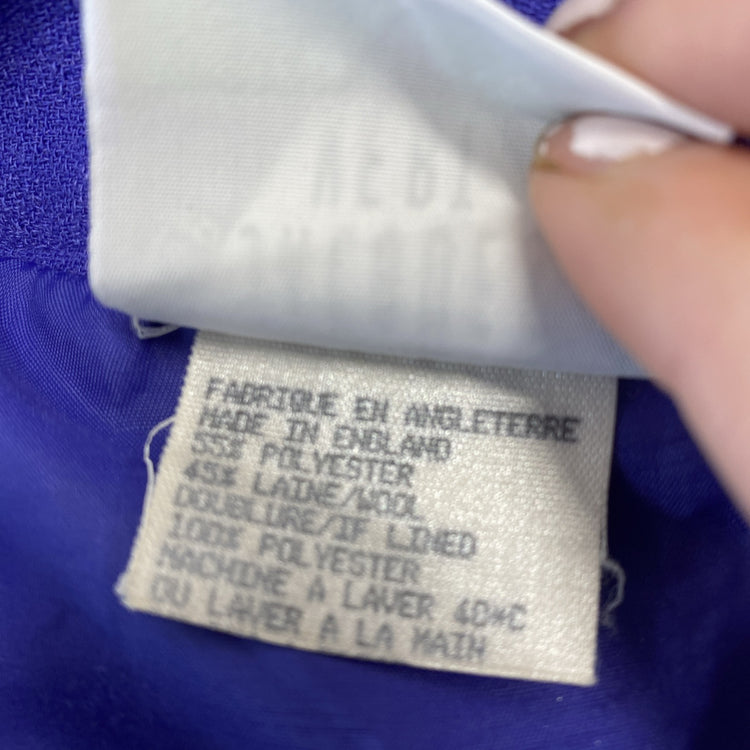 Vintage Jacques Vert 1980’s Fabulous purple Occasion Event Outfit uk14/16 IZ001