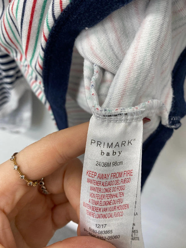 Lovely boys baby bundle of baby grows m&s primark age 18-36m LN001 #26