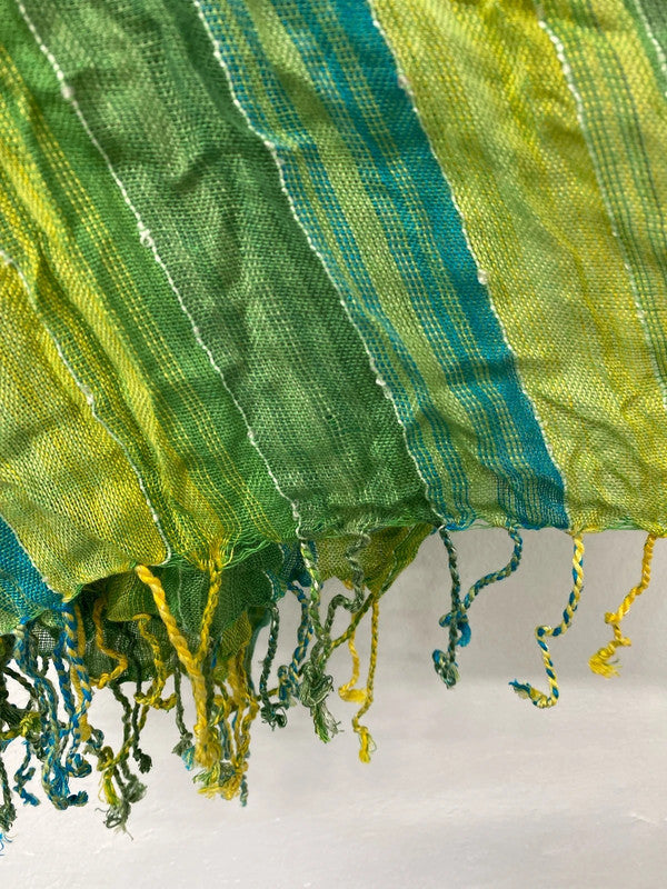 Stylish Pink & Green Scarves Duo Unbranded #54 NC001