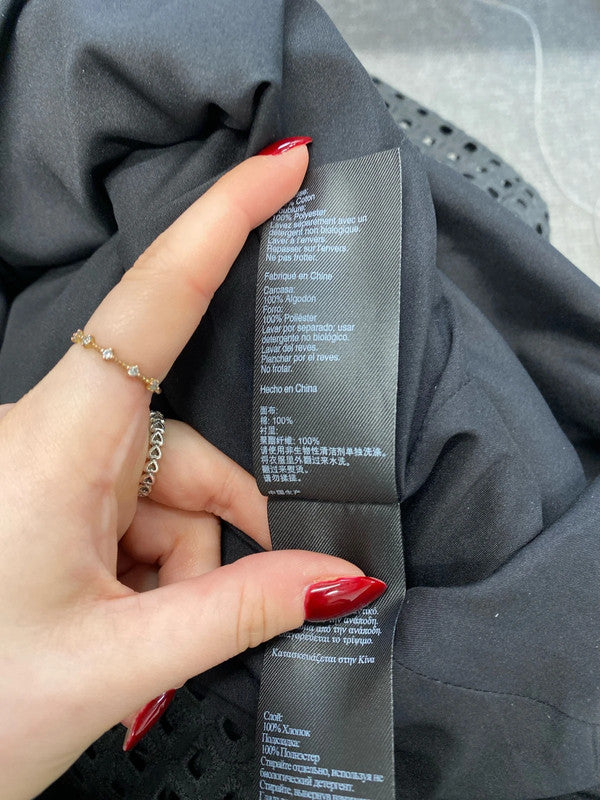 Lovely oasis embroidered grey midi skirt office UK 12 KN003