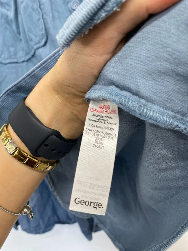 Lovely duo of blue shirts falmer George UK 14 KW002 #12