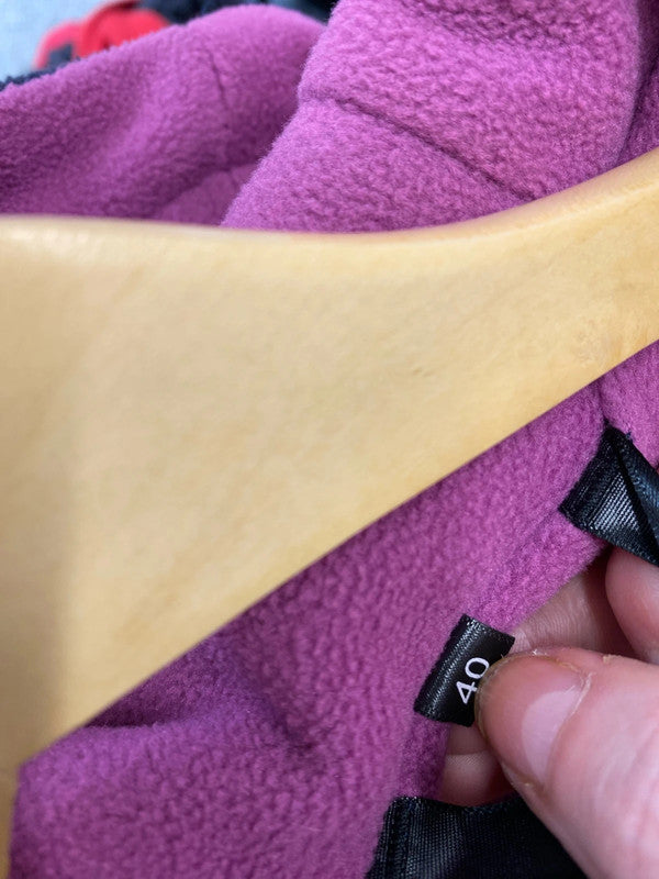 Fabulous Skogstad lined fleece jacket super cosy Uk12 navy SG090