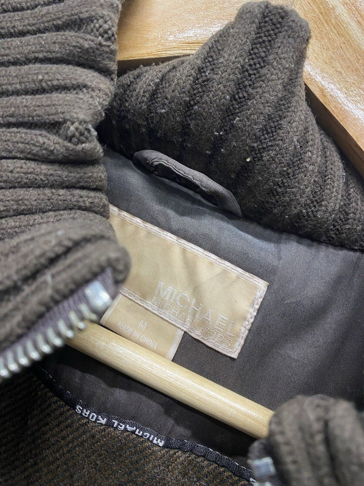 Michael Kors Camel Brown Insulated Puffer Jacket UK M NE001