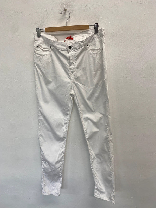 Stunning Oliver Phillips white jeans UK 18 LW005