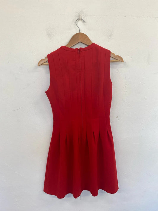 H&M Chic Red A-line Mini Dress UK 8 GK002