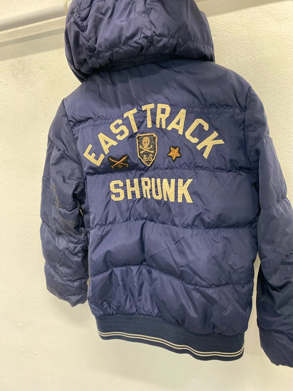 Fabulous Scotch Shrunk navy puffer jacket age 6 JP001