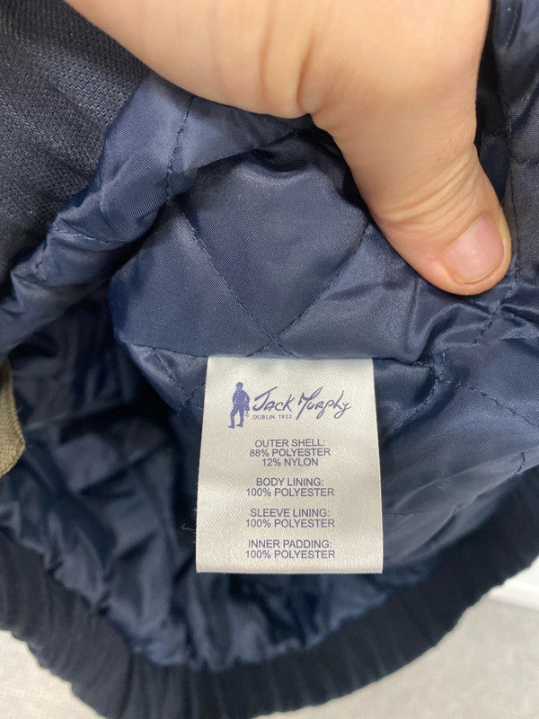 Classic Jack Murphy cotton Harrington bomber navy L KM004
