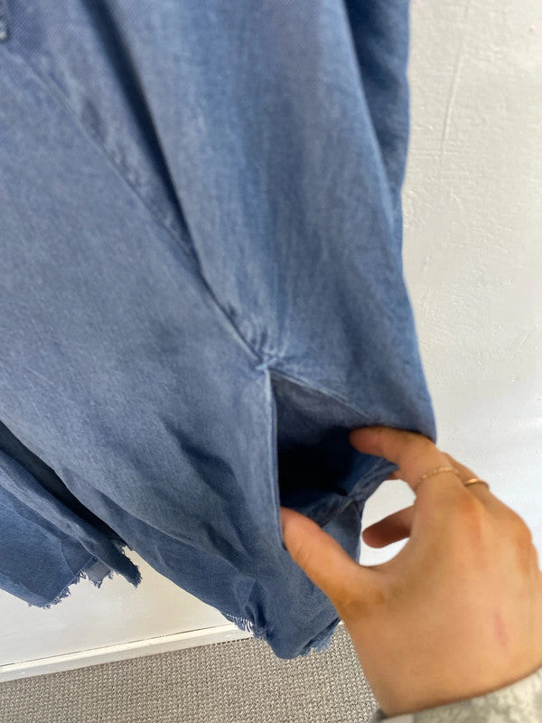 Fun and flirty H&M denim wash dress uk 14 NC001