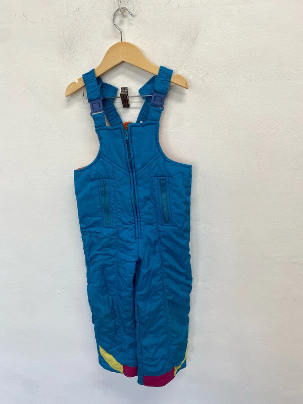 Fabulous children’s vintage ski salopettes age 5 EL001