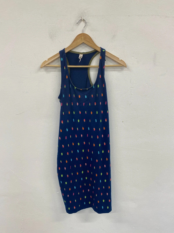 Haoji Fun Popsicle Pattern Shift Dress Size S MS002