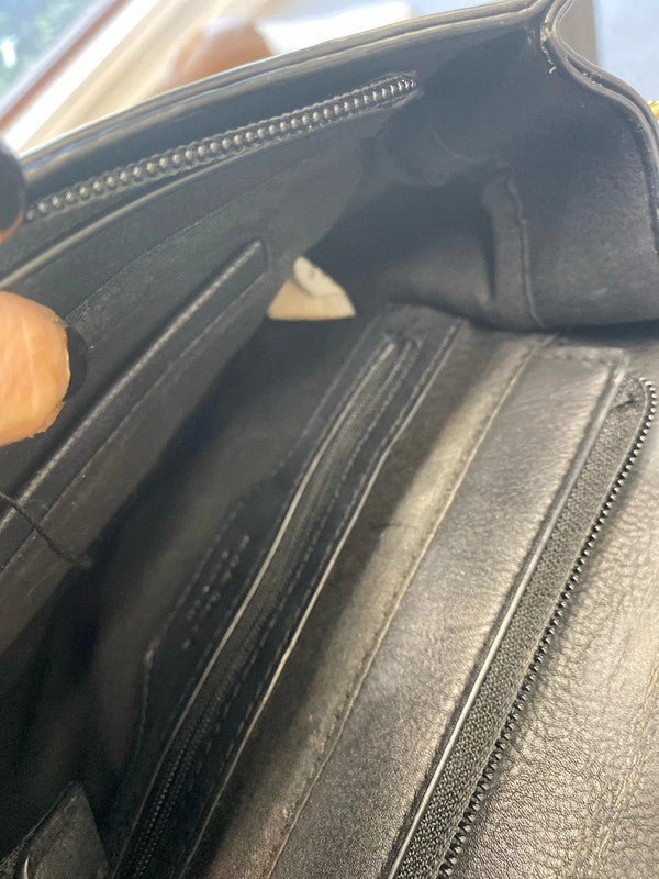 Super LaBante London vegan leather handbag chain handle RF001