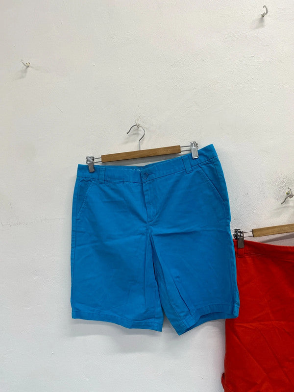 Lovely trio of gap coloured boyfriend shorts UK 12 #8 NN001