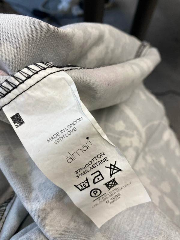 Super cute floral fit & flare dress party events Uk8 by Almari CF002