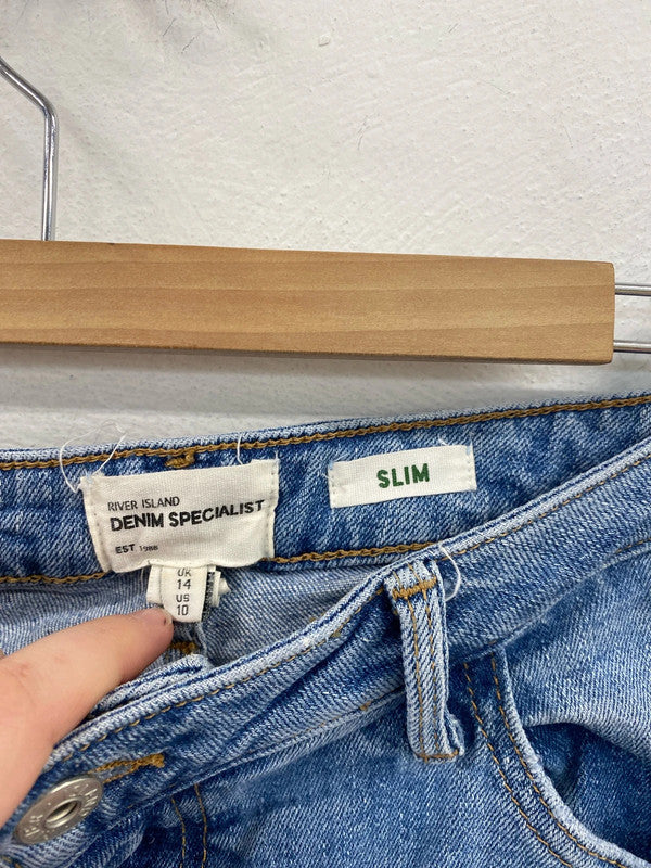 River Island Fabulous Slim Leg Jeans UK 14 NN001