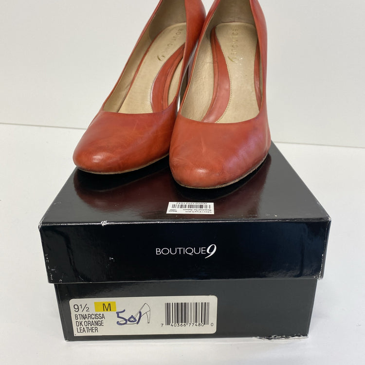 Boutique 9 Narcissa Burnt orange Stiletto Heels Women’s Uk8 USA9.5 JP001
