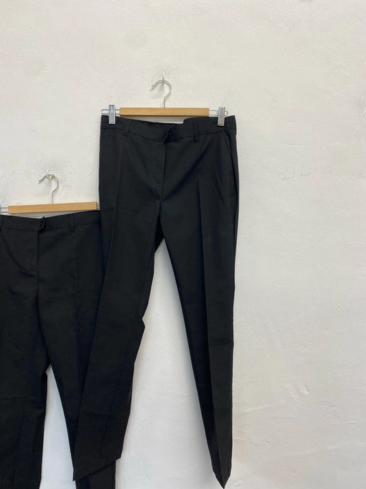 Fabulous duo 68 black school trouser M&S 13-14yr #68 NC001