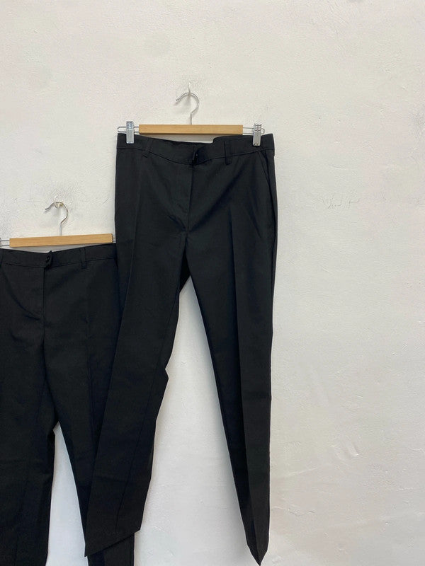 Fabulous duo 68 black school trouser M&S 13-14yr #68 NC001