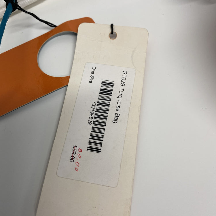 Karen Millen Fabulous evening Bag Turquoise Embroidered Events new LW005