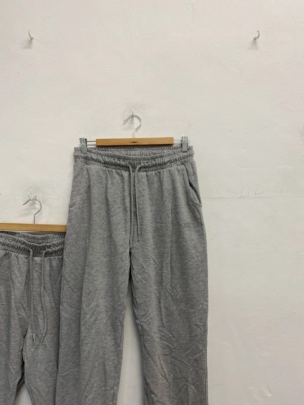 Lovely cotton trades duo of wide leg joggers grey UK M SD001