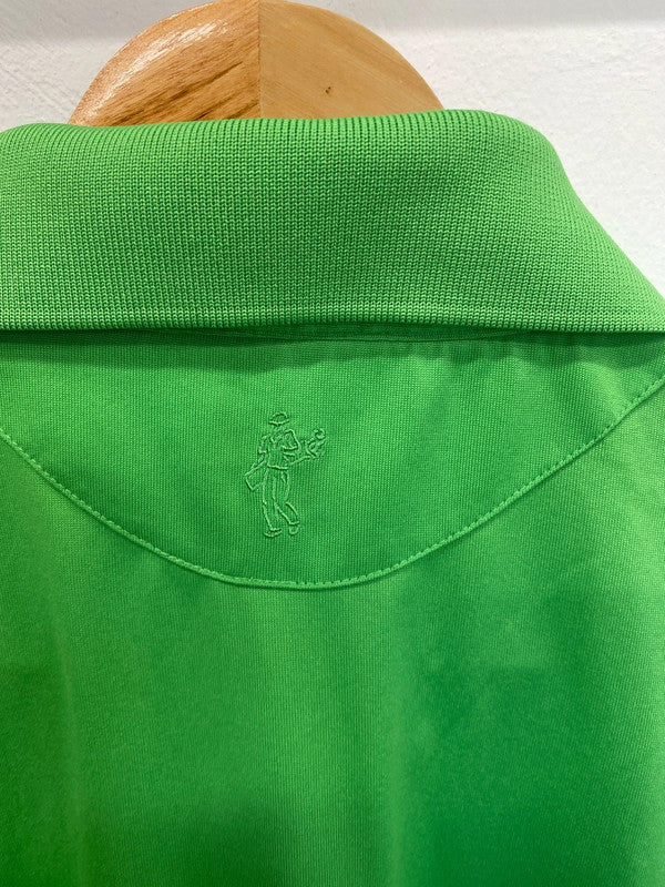 Classic Ashworth golf polo shirt lime green L LD003