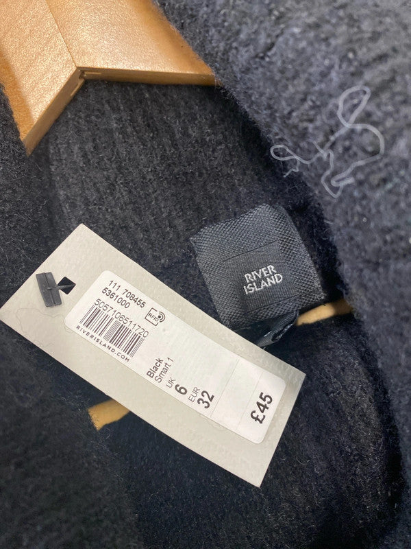 Stunning New funnel neck jumper dress UK6 super cosy KM004