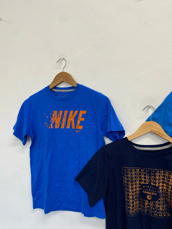 Fabulous trio of blue Nike t shirts boys age 12-13 #63 NC001