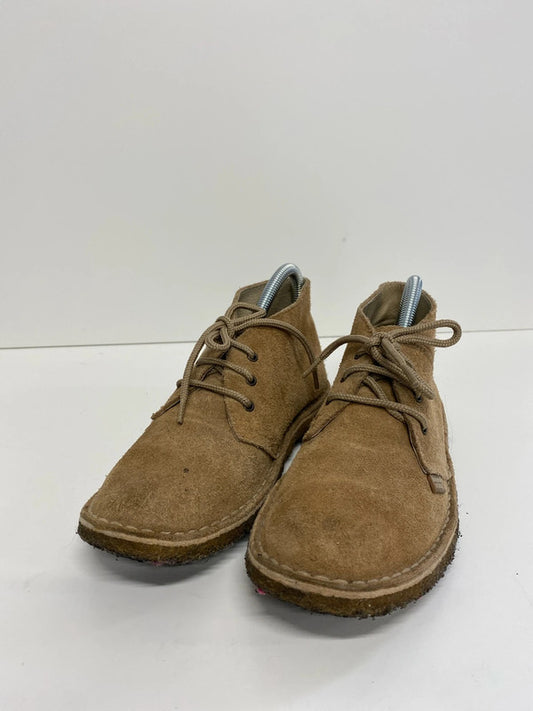 Cute Heavenly Soles tan suede ankle boots Uk5 KM003