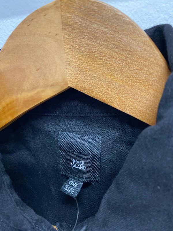 Fabulous River Island shirt collar with pearl details one size CR002