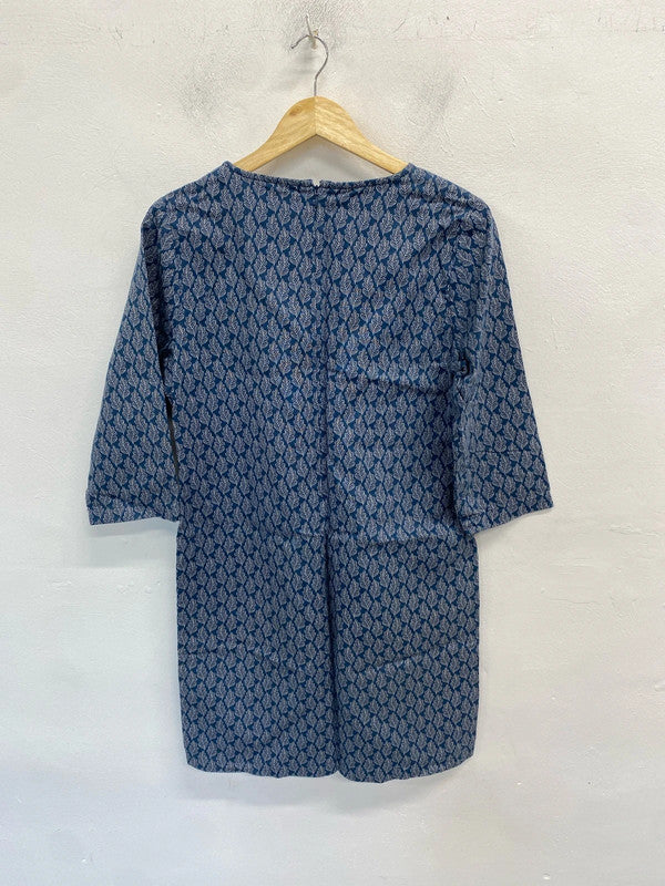 Lovely Brakeburn navy leaf tunic dress UK 12 MM005