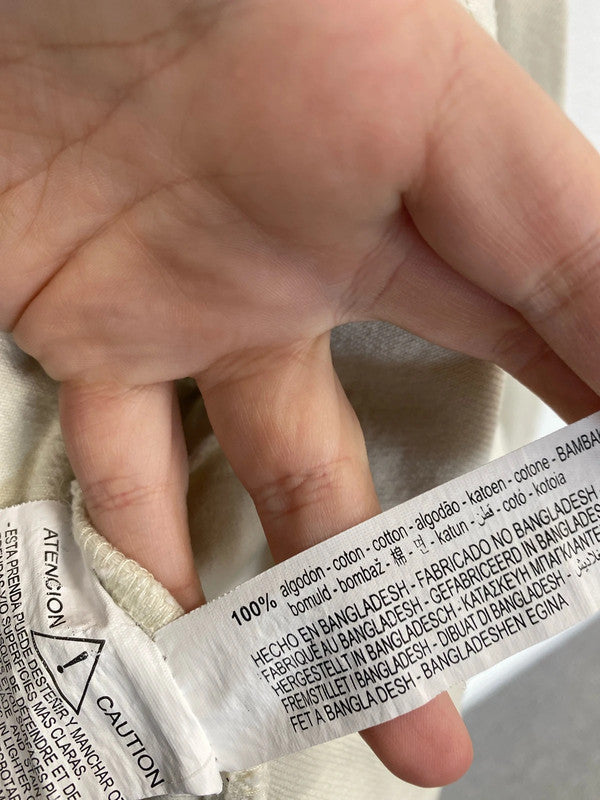 Zara Trendy Cream Denim Oversize Shacket Size XS SD002