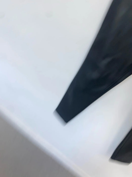 Lovely river island faux leather trouser UK 12 HS001