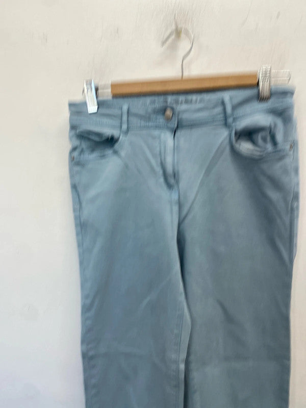 Lovely blue next straight cropped jeans UK 10 AG005